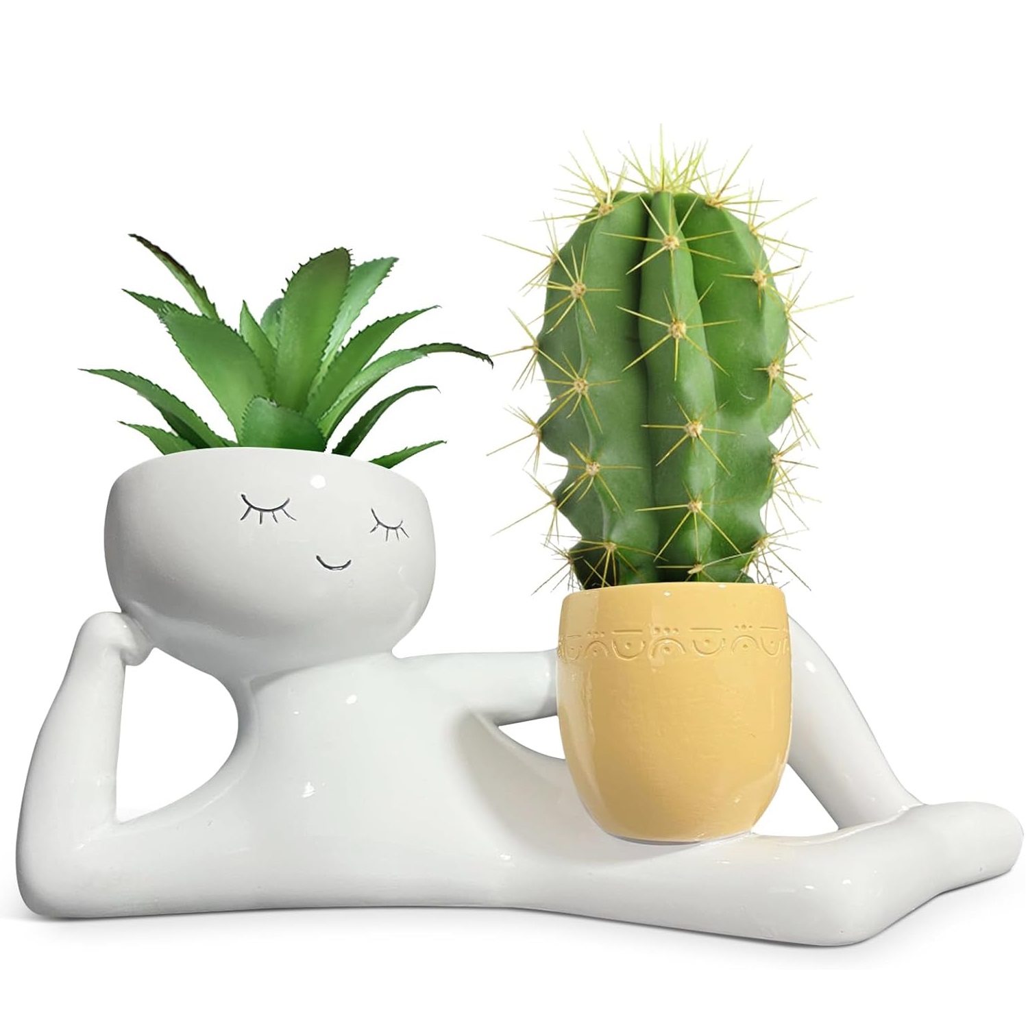 Plant Parenting - وعاء زرع فريد بتصميم الرجل الكسول،