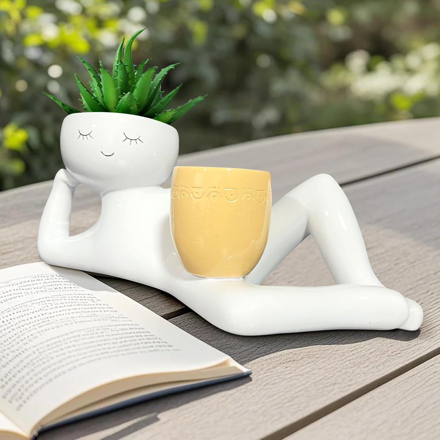 وعاء زرع فريد بتصميم الرجل الك - مراجعة Plant Parenting وسعره